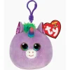 Sale TY Squish A Boo - Rosette the Purple Unicorn - 5" Clip