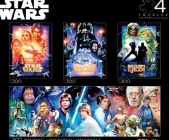 Clearance Buffalo Games Star Wars Collector's Edition: 4 X 1 Multipack - 300 & 500 Piece Puzzles