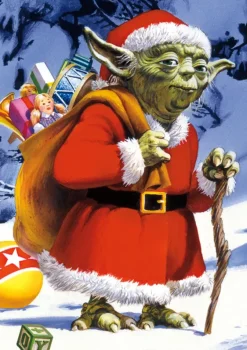 Sale Buffalo Games Star Wars: Holiday Yoda - 300 Large Piece Puzzle