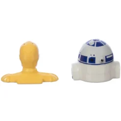 Online Bio World Star Wars R2-D2 & C-3PO Sculpted Ceramic Salt & Pepper Set