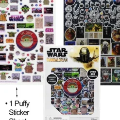 Discount United Party Star Wars The Child Sticker Book with Puffy Stickers 4 Sheet