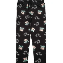 Clearance Bio World Star Wars The Mandalorian Grogu and Toads AOP Sleep Pants