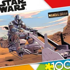 Clearance Buffalo Games Star Wars: The Mandalorian: Speed Biker Strike - 100 Piece Puzzle