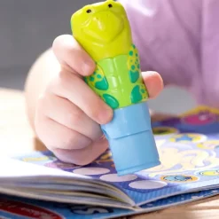 Hot Melissa u0026 Doug Sticker WOW! Activity Pad & Sticker Stamper - Sea Turtle