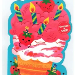 New Peaceable Kingdom Strawberry Double Scoop Card