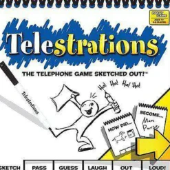 Outlet USAopoly Telestrations 8 Player - The Original