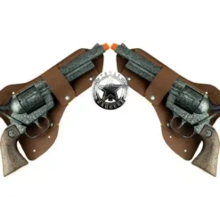 New Parris Toys Texas Ranger Double Holster Set