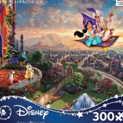 New Ceaco Thomas Kinkade Disney - Aladdin - 300 Piece Puzzle