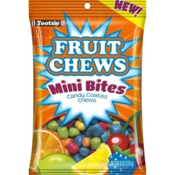 Discount Tootsie Fruit Chew Mini Bites Candy Coated Chews - 6 oz. Bag