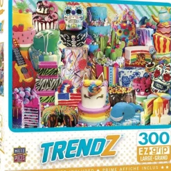 Online MasterPieces Trendz - Fancy Cakes - 300 Piece EZGrip Puzzle