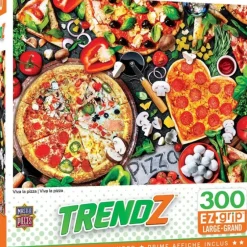 Hot MasterPieces Trendz - Viva la Pizza - 300 Piece EzGrip Puzzle