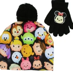 Clearance Childrens Apparel TSUM TSUM Girls Winter Hat & Gloves Set
