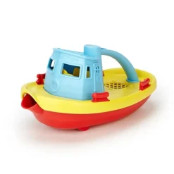 Clearance Green Toys Tug Boat - Blue Top