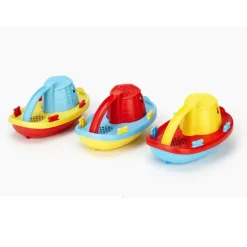 Clearance Green Toys Tug Boat - Blue Top