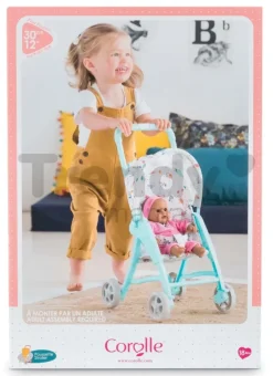 Clearance Corolle Turquoise Stroller for 12" Baby Doll