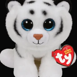 New TY Classic Plush - Tundra - White Tiger - Medium 13"