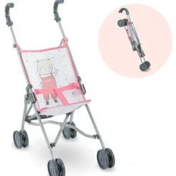 Clearance Corolle Umbrella Stroller - Pink