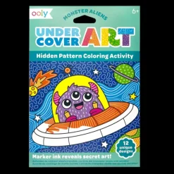 Discount Ooly Undercover Art: Hidden Pattern Coloring Activity - Monster Aliens