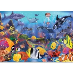 Discount Melissa u0026 Doug Underwater Floor Puzzle - 48 Pieces