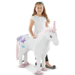 Sale Melissa u0026 Doug Unicorn - Lifelike Animal Giant Plush