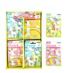 Best Idako Unicorn Series Mini Erasers Card
