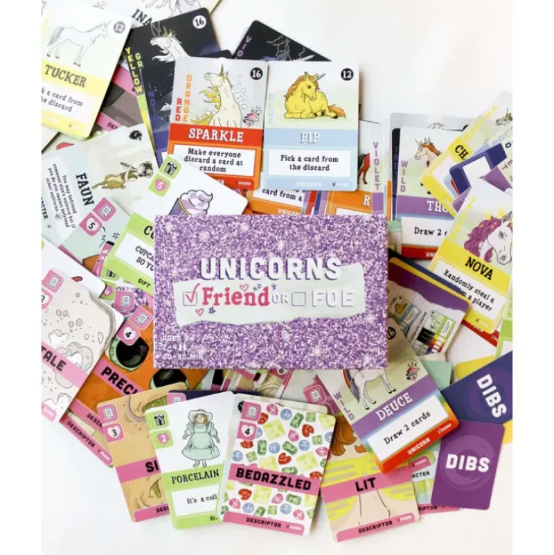Best Golden Monkey Games Unicorns Friends or Foe Party Card Game for Kids & Adults