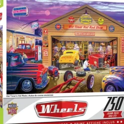 Hot MasterPieces Wheels - Old Timer's Hot Rods - 750 Piece Puzzle