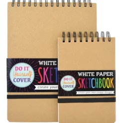 Discount Ooly White DIY Cover Sketchbook - Small