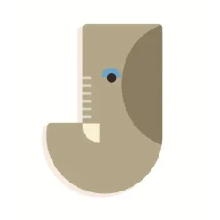 Discount DJECO Wood Letters Graphic Animal - J