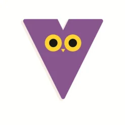 Sale DJECO Wood Letters Graphic Animal - V