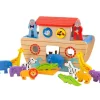 New Great Playthings Wooden Noah's Ark Playset