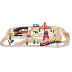 Online Melissa u0026 Doug Wooden Railway Set