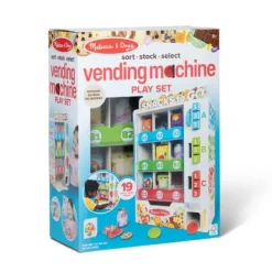 Melissa u0026 Doug Wooden Vending Machine Play Set