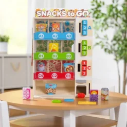 Melissa u0026 Doug Wooden Vending Machine Play Set