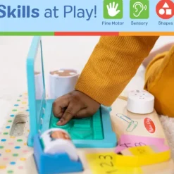 Best Melissa u0026 Doug Wooden Work & Play Desktop Activity Board