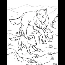 Hot Legacy Bound World of Animals Coloring Book - Digital Download