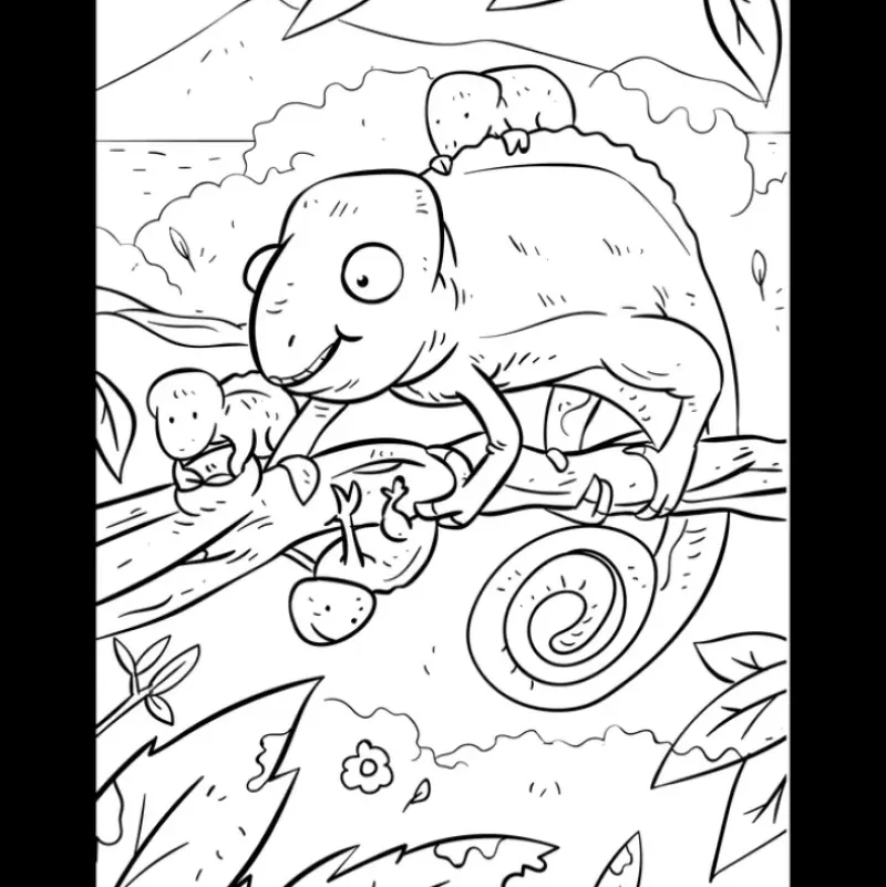Hot Legacy Bound World of Animals Coloring Book - Digital Download