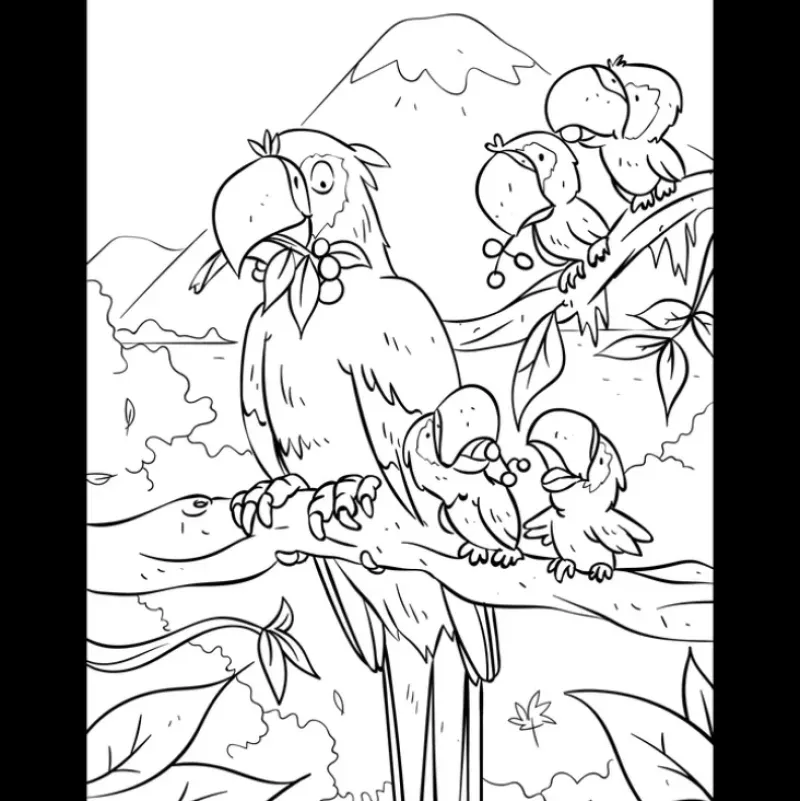 Hot Legacy Bound World of Animals Coloring Book - Digital Download