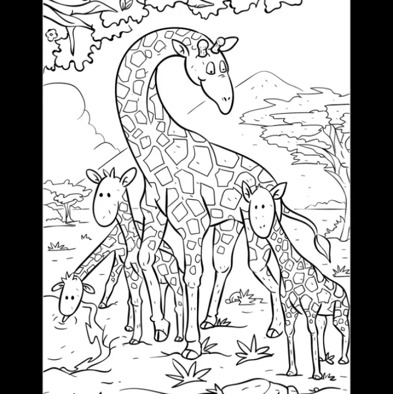 Hot Legacy Bound World of Animals Coloring Book - Digital Download