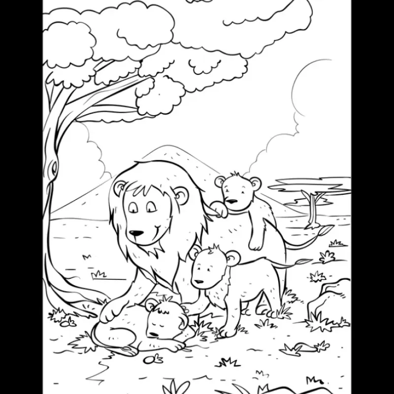 Hot Legacy Bound World of Animals Coloring Book - Digital Download