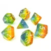 Legacy Dice Yellow Aurora - 7 Dice Set with Bag