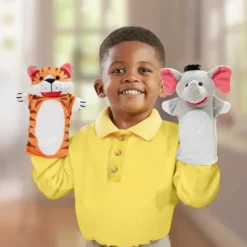 New Melissa u0026 Doug Zoo Friends Hand Puppets